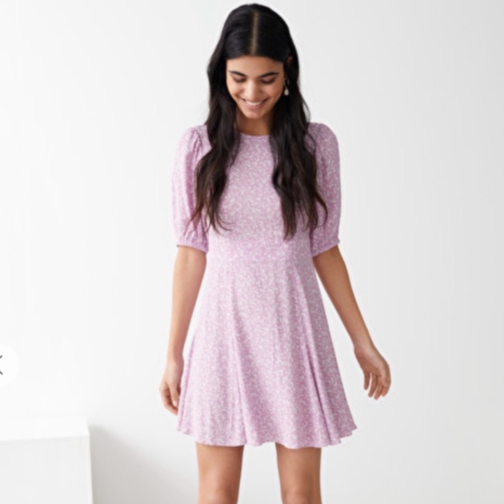 & Other Stories Lilac Floral Dress NWT